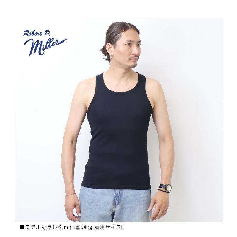 Robert P. Miller ロバート ピー ミラー パネルリブ タンクトップ 無地 ボーダー パック入り メンズ 110C | Robert P. Miller | 10