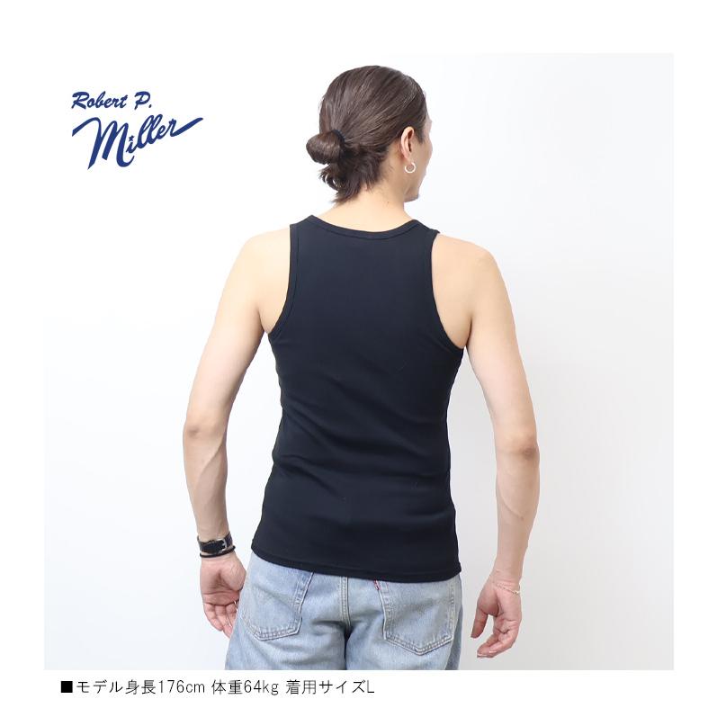 Robert P. Miller ロバート ピー ミラー パネルリブ タンクトップ 無地 ボーダー パック入り メンズ 110C | Robert P. Miller | 11