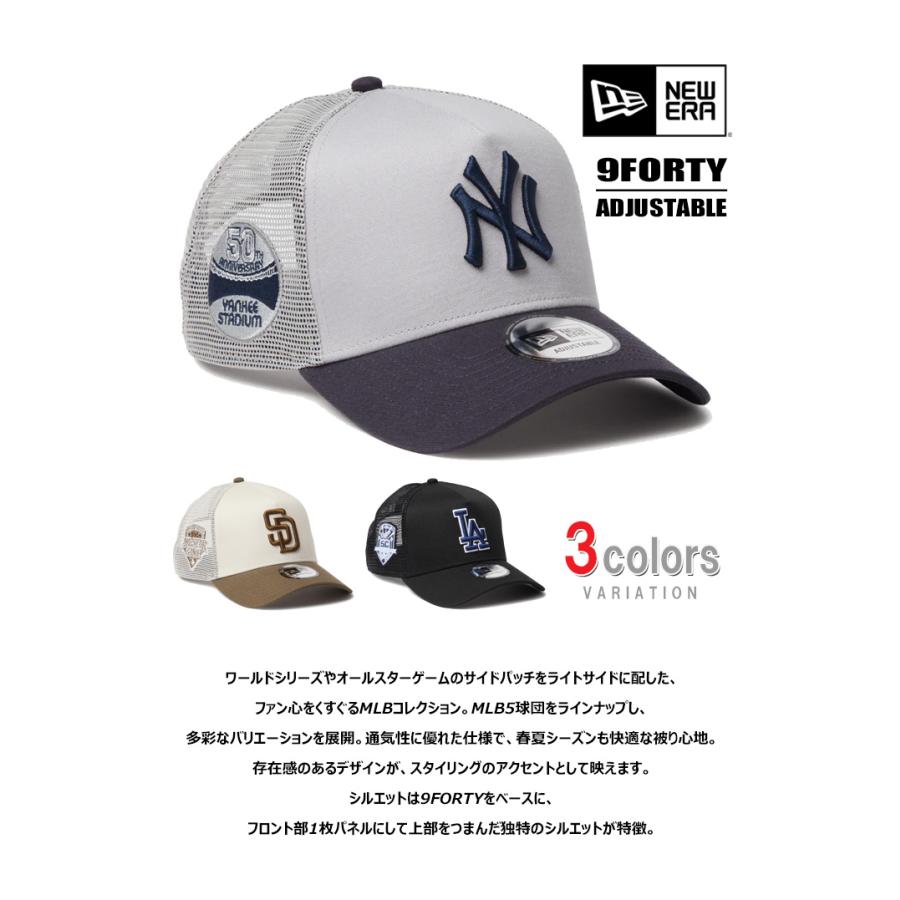 ニューエラ 9FORTY A-Frame ラインストーン パドレス ネイビー NEW ERA（ニューエラ） 9FORTY A-Frame メッシュキャップ トラッカー