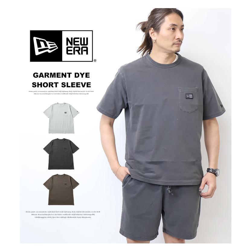 NEW ERA（ニューエラ） 半袖Tシャツ 半袖 ガーメントダイ コットン T