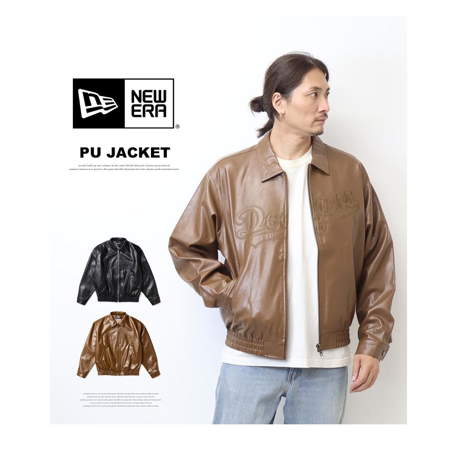 NEW ERA（ニューエラ） シンセティックレザー ジャケット ヤンキース