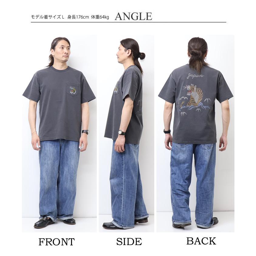 HOUSTON（ヒューストン） ピグメント USコットン プリント 半袖Tシャツ