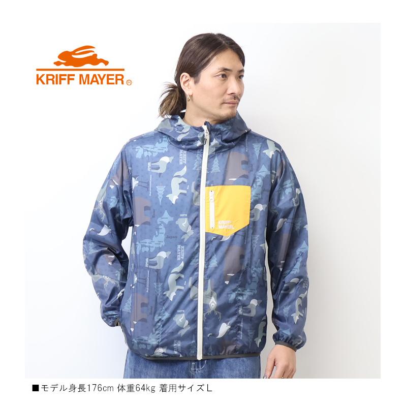 KRIFF MAYER（クリフメイヤー） クリーネス 総柄 フードジャケット 撥