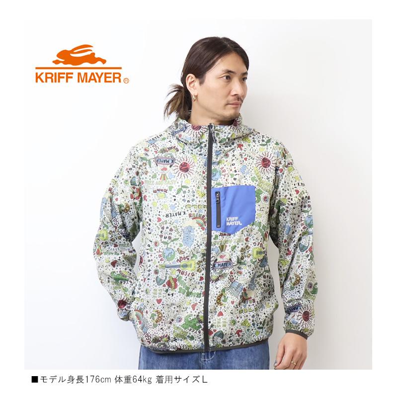 KRIFF MAYER（クリフメイヤー） クリーネス 総柄 フードジャケット 撥