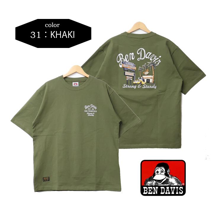BEN DAVIS（ベンデイビス） スーベニア刺繍 半袖Tシャツ ビッグ
