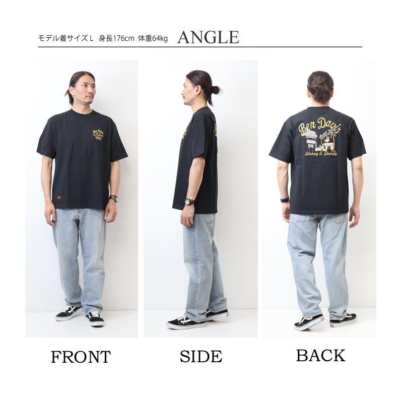 BEN DAVIS（ベンデイビス） スーベニア刺繍 半袖Tシャツ ビッグ