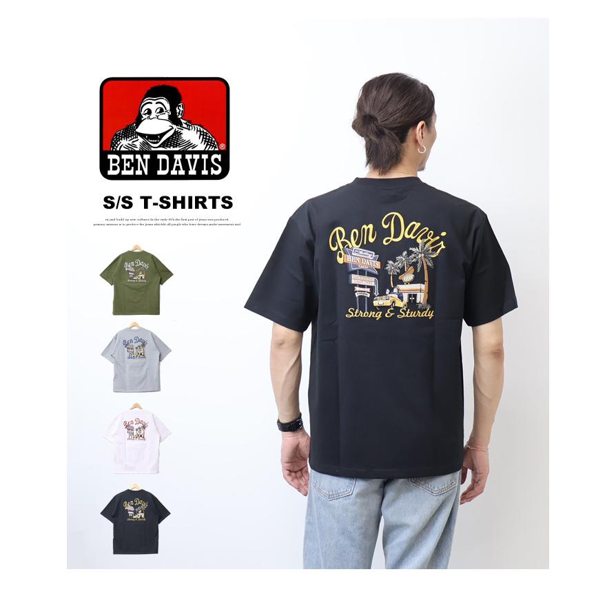 BEN DAVIS（ベンデイビス） スーベニア刺繍 半袖Tシャツ ビッグ