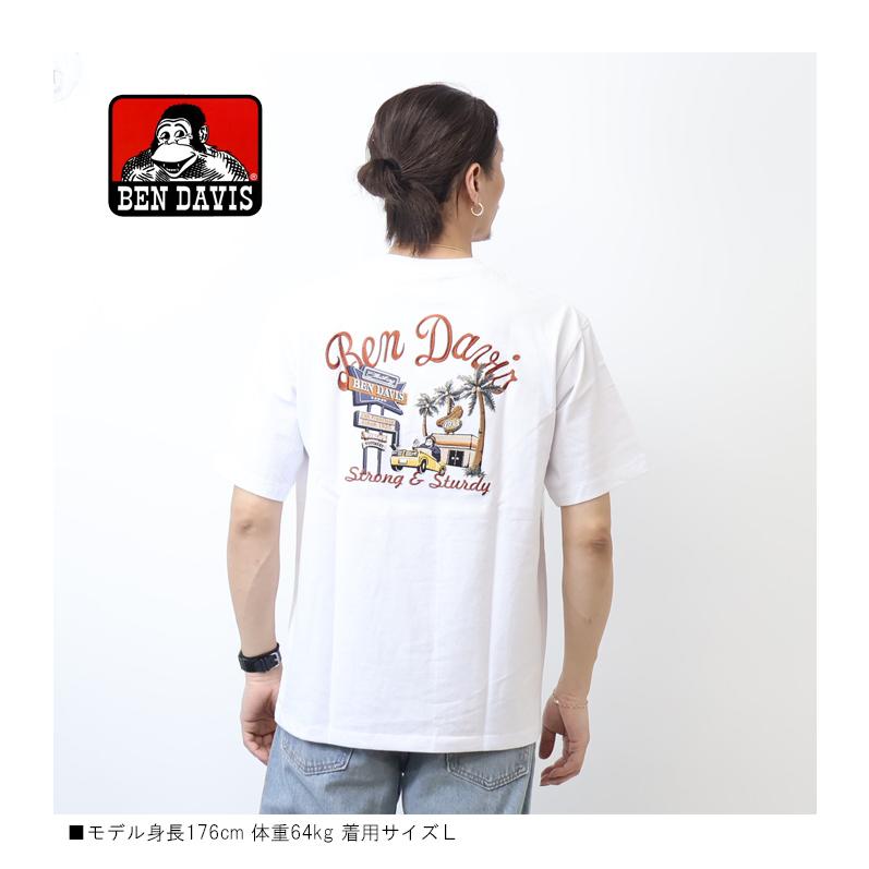BEN DAVIS（ベンデイビス） スーベニア刺繍 半袖Tシャツ ビッグ