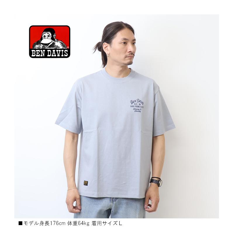 BEN DAVIS（ベンデイビス） スーベニア刺繍 半袖Tシャツ ビッグ