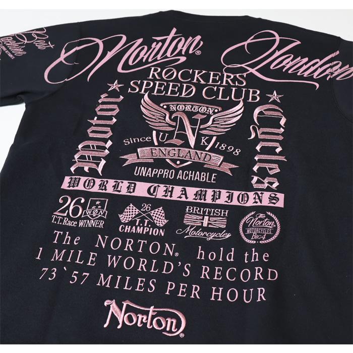 ノートン（NORTON） ピンクメタル MAX Tシャツ メンズ 半袖Tシャツ