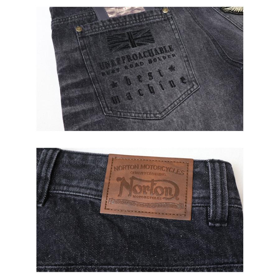 ノートン（NORTON） ミリタリーワッペン MAX デニムパンツ ジーンズ