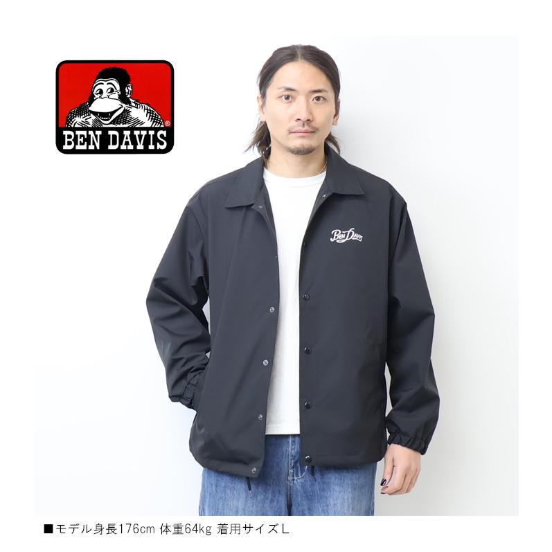 BEN DAVIS（ベンデイビス） スクリプトロゴ コーチジャケット バック