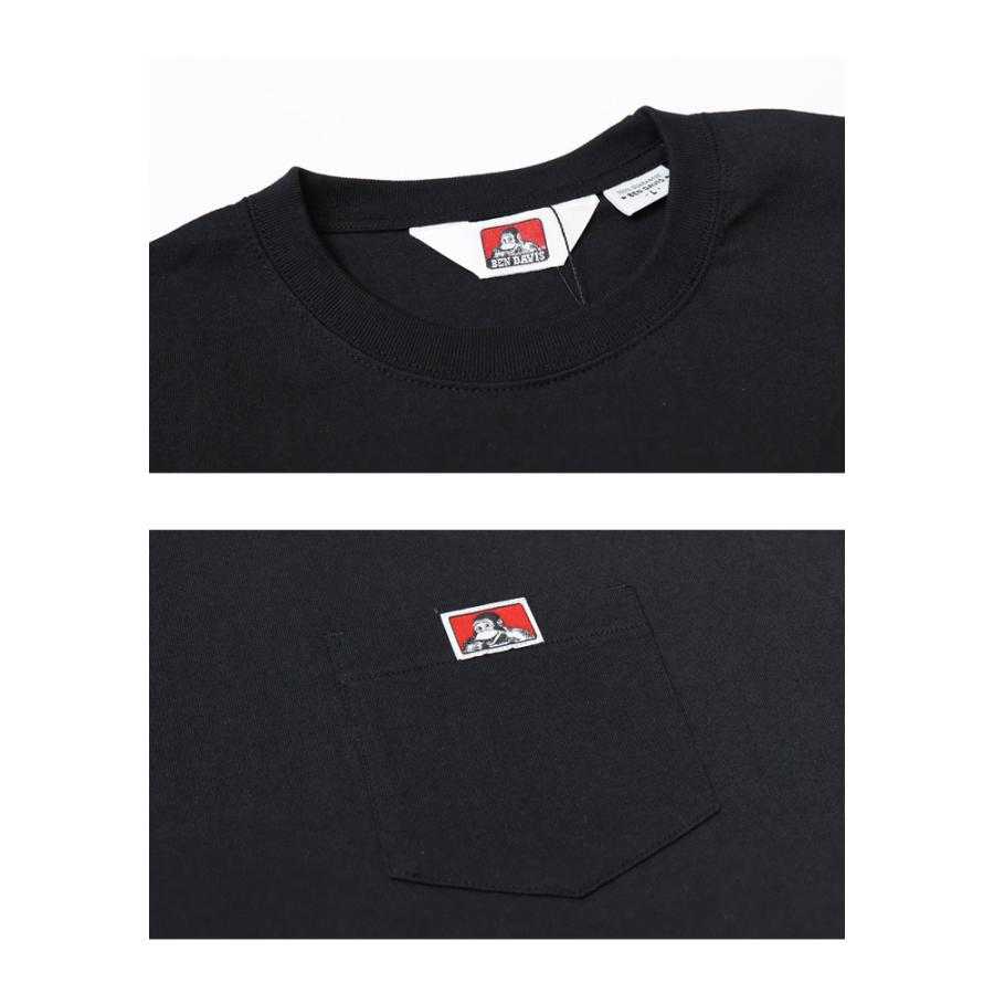 BEN DAVIS（ベンデイビス） 胸ポケット 長袖Tシャツ ロンT 長T