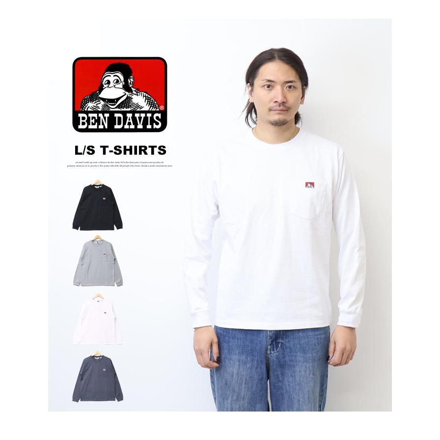 BEN DAVIS（ベンデイビス） 胸ポケット 長袖Tシャツ ロンT 長T