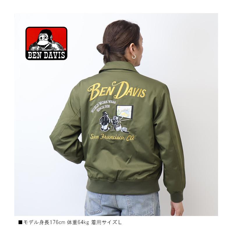 BEN DAVIS（ベンデイビス） 刺繍 ワッペン ワークジャケット メンズ