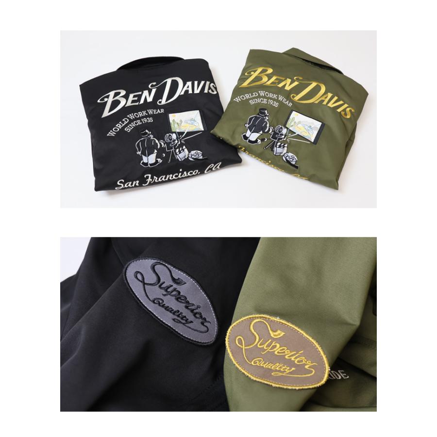 BEN DAVIS（ベンデイビス） 刺繍 ワッペン ワークジャケット メンズ