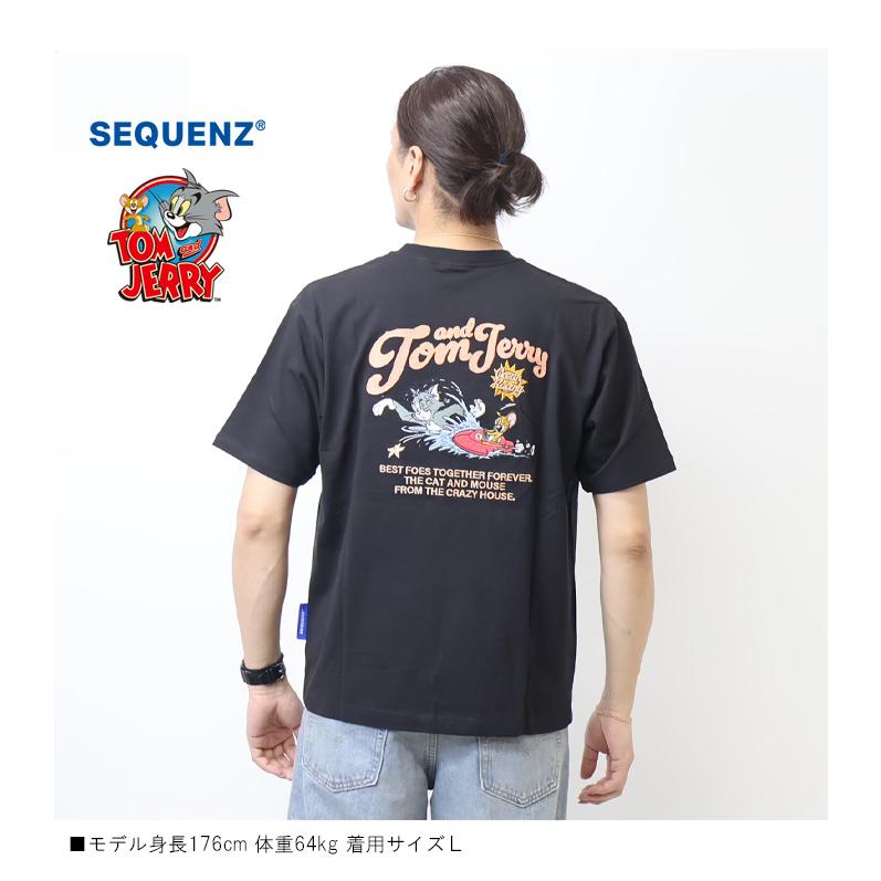Prosperity Sequence SEQUENZ トムとジェリー 刺繍 半袖Tシャツ