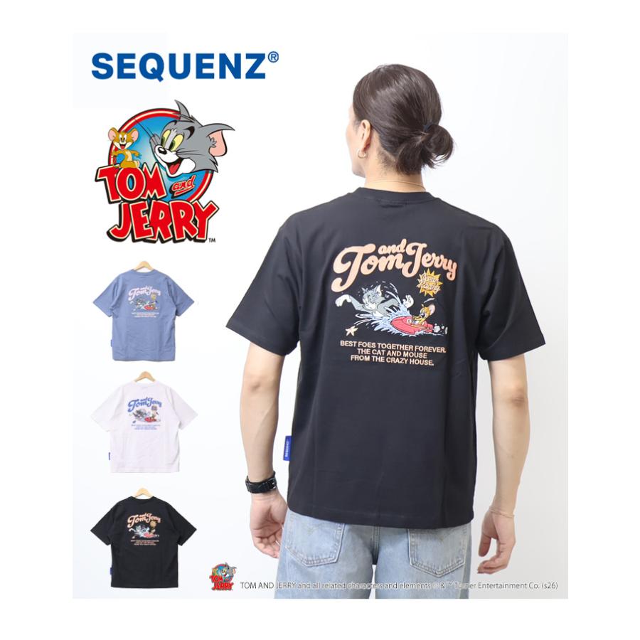 Prosperity Sequence SEQUENZ トムとジェリー 刺繍 半袖Tシャツ