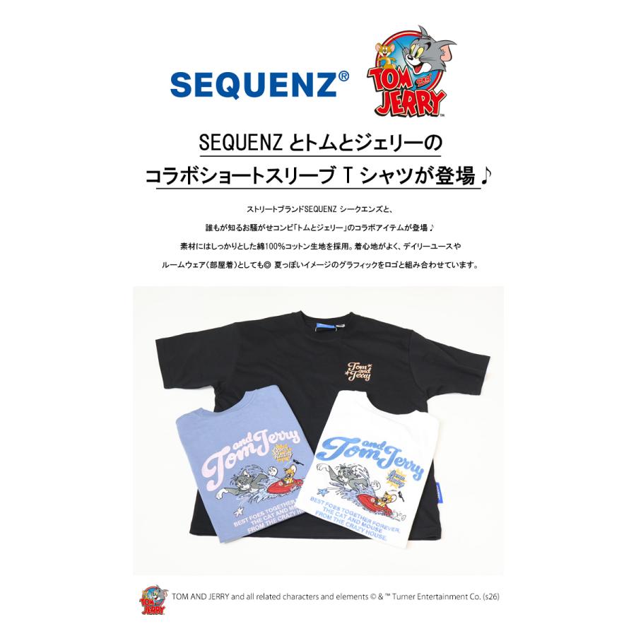 Prosperity Sequence SEQUENZ トムとジェリー 刺繍 半袖Tシャツ
