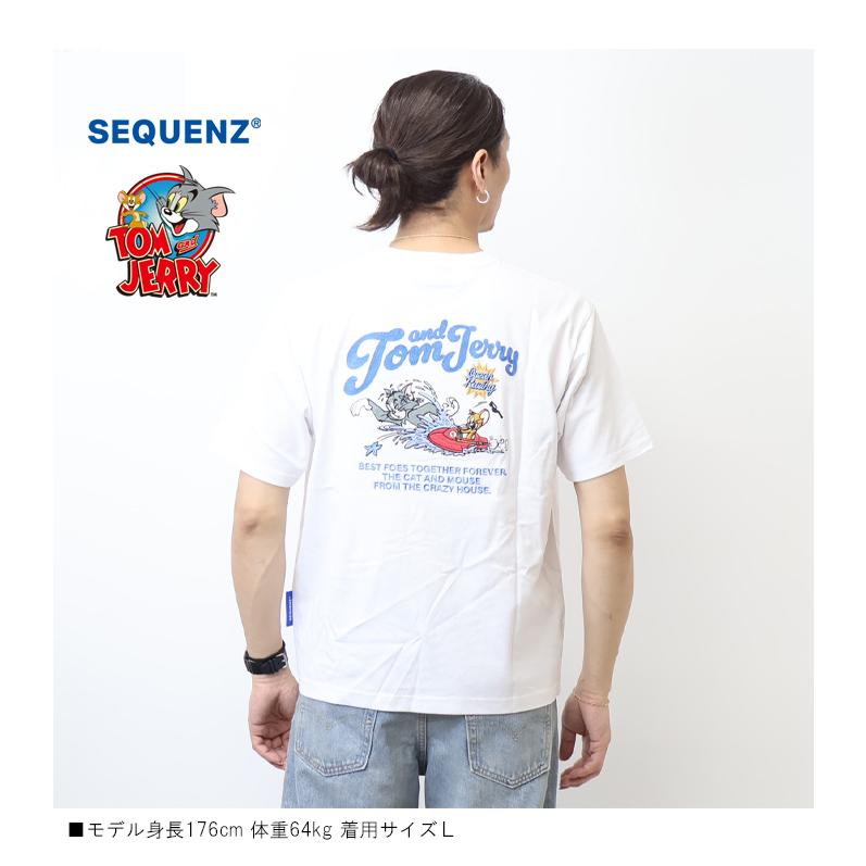 Prosperity Sequence SEQUENZ トムとジェリー 刺繍 半袖Tシャツ