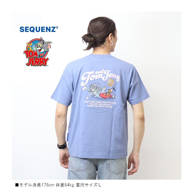 Prosperity Sequence SEQUENZ トムとジェリー 刺繍 半袖Tシャツ