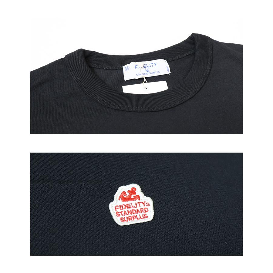 FIDELITY（フィデリティ） ワンポイント 半袖Tシャツ 半T メンズ 