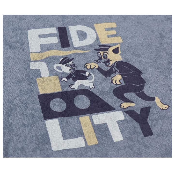 名無しの…様FYDELITY/フィデリティ　未使用品 FIDELITY（フィデリティ） プリント パイル 半袖Tシャツ 半T メンズ
