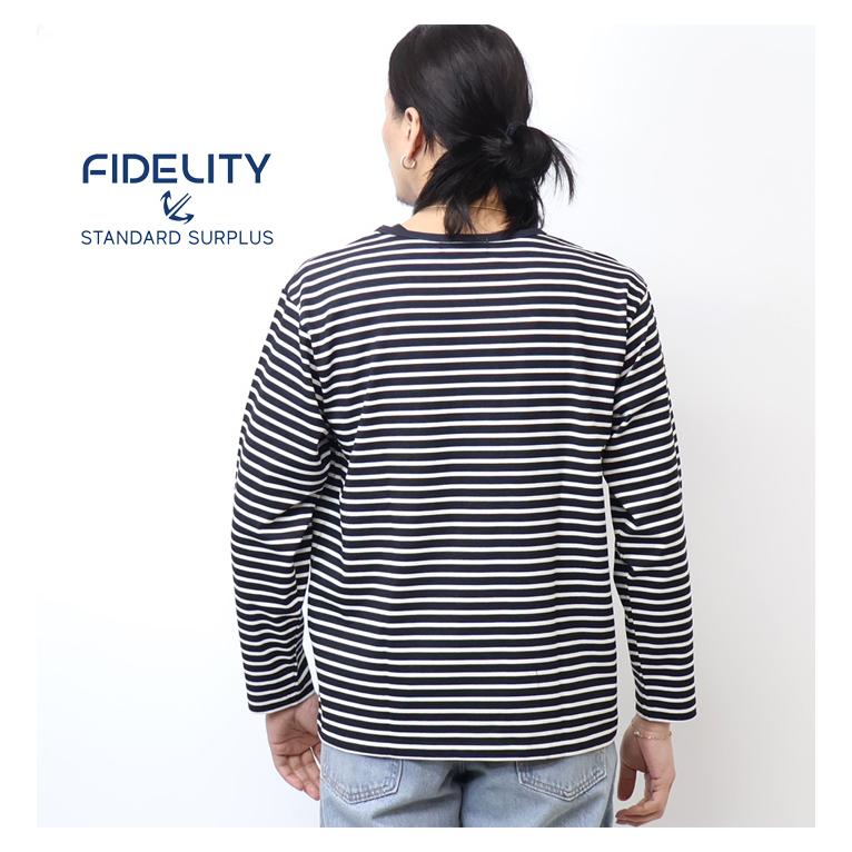 FIDELITY（フィデリティ） バスクボーダー 長袖Tシャツ ロンT 長T