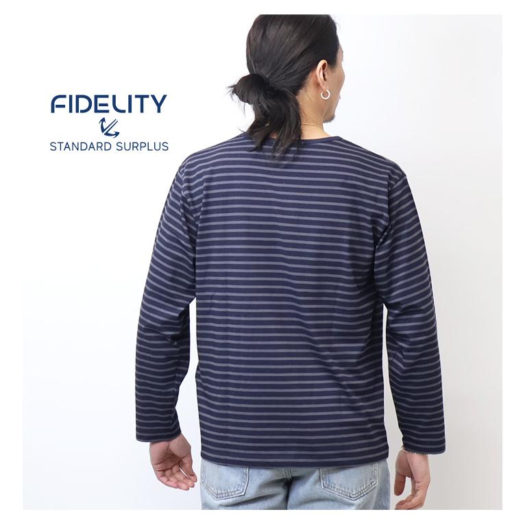 FIDELITY（フィデリティ） バスクボーダー 長袖Tシャツ ロンT 長T