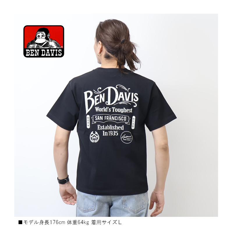 BEN DAVIS（ベンデイビス） クラシックロゴプリント 半袖Tシャツ 半T