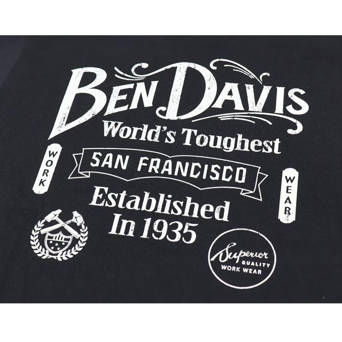BEN DAVIS（ベンデイビス） クラシックロゴプリント 半袖Tシャツ 半T