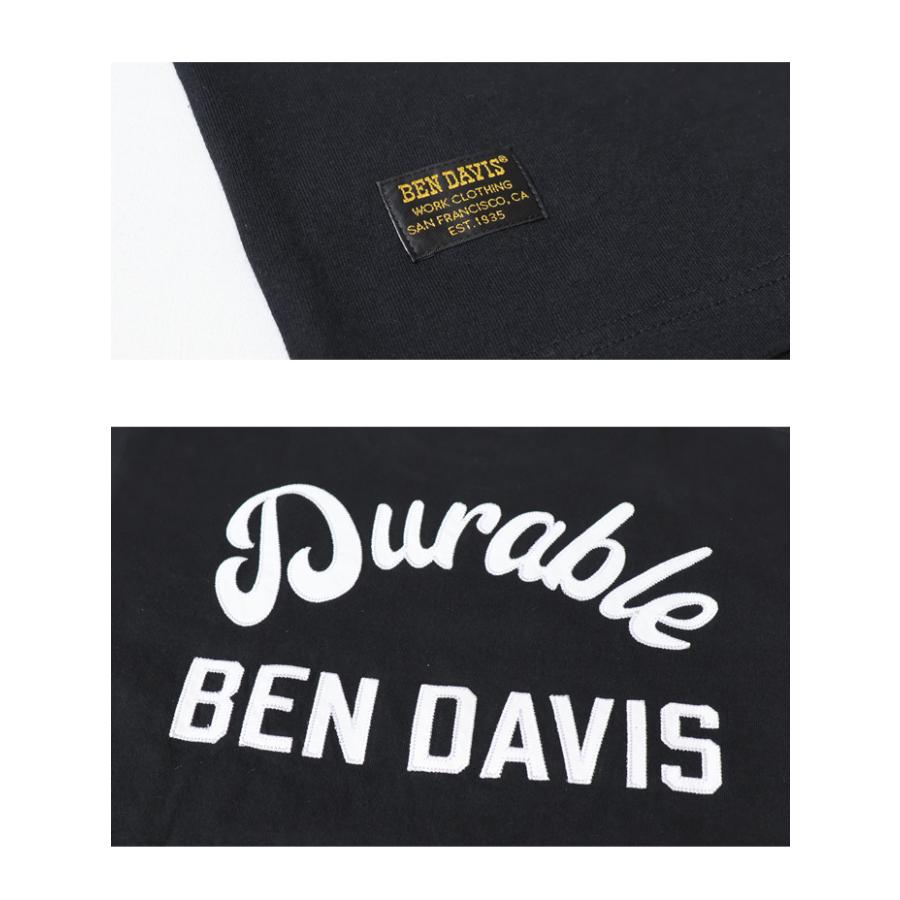 BEN DAVIS（ベンデイビス） DRIVER'S POCKET 半袖Tシャツ 刺繍