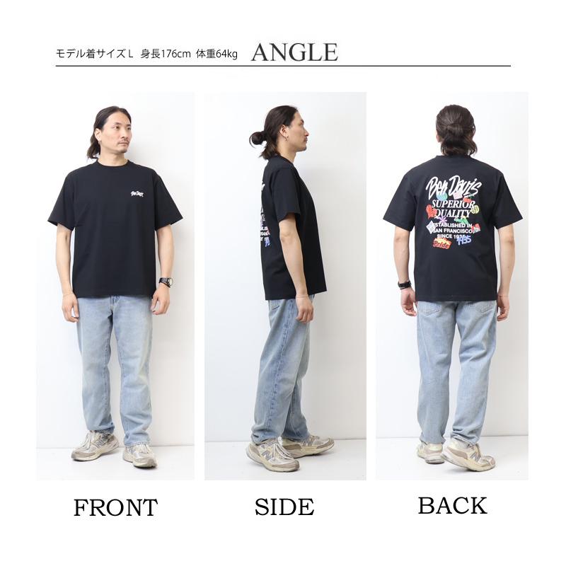 BEN DAVIS（ベンデイビス） GRATEFUL バックプリント 半袖Tシャツ