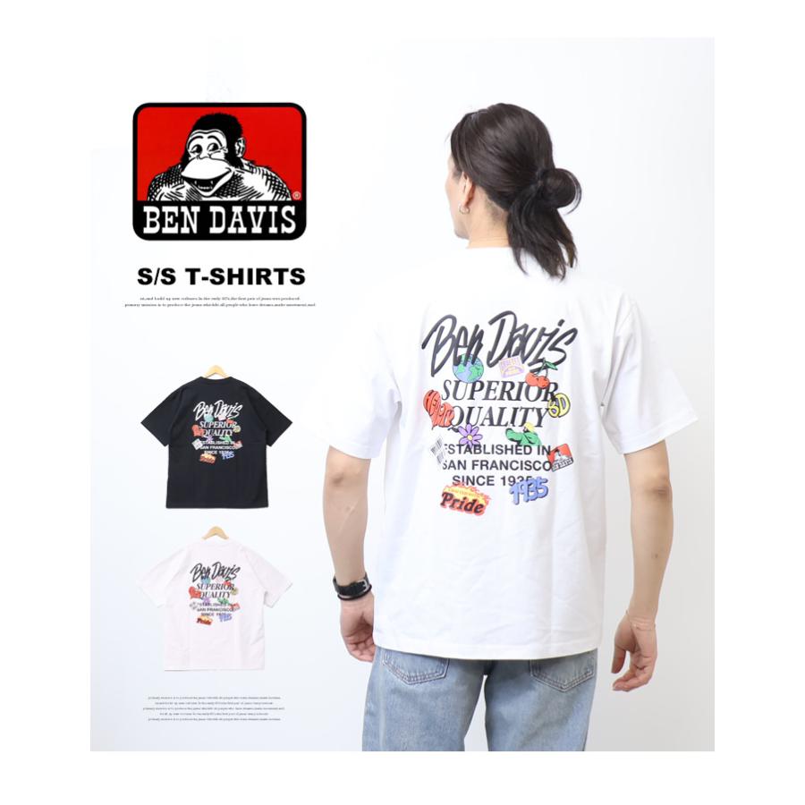 BEN DAVIS（ベンデイビス） GRATEFUL バックプリント 半袖Tシャツ