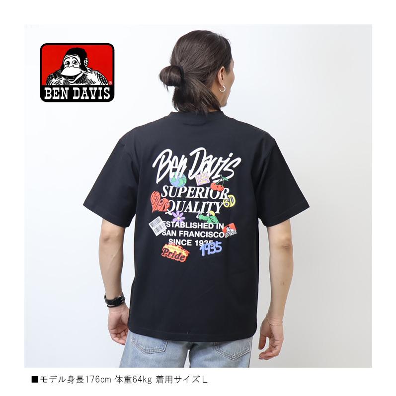 BEN DAVIS（ベンデイビス） GRATEFUL バックプリント 半袖Tシャツ