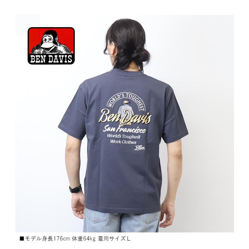 BEN DAVIS ベンデイビス 刺繍 半袖Tシャツ BD LABEL ビッグシルエット 半T メンズ ベンデビ ゴリラ 26580010 | BEN DAVIS | 11