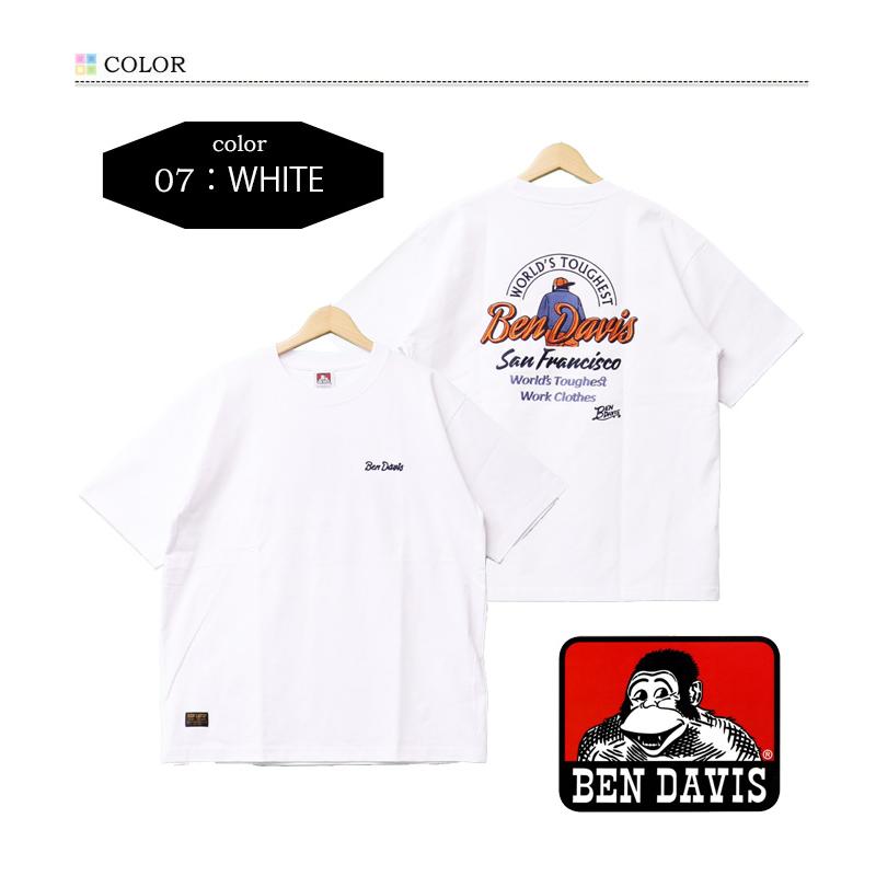 BEN DAVIS ベンデイビス 刺繍 半袖Tシャツ BD LABEL ビッグシルエット 半T メンズ ベンデビ ゴリラ 26580010 | BEN DAVIS | 03