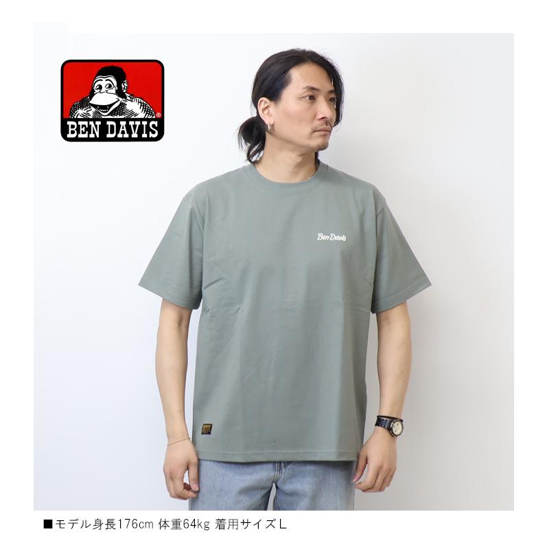 BEN DAVIS ベンデイビス 刺繍 半袖Tシャツ BD LABEL ビッグシルエット 半T メンズ ベンデビ ゴリラ 26580010 | BEN DAVIS | 07