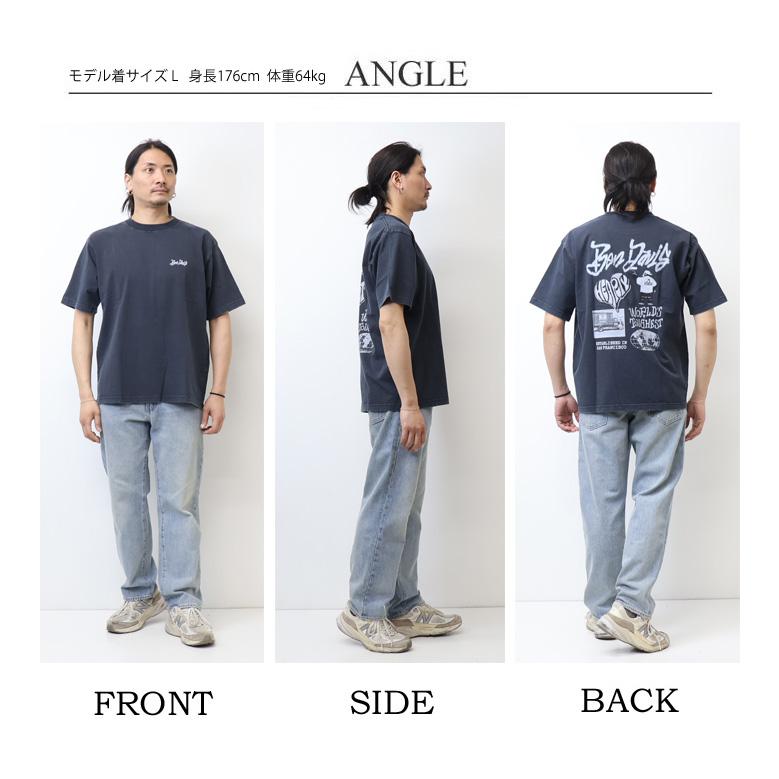 BEN DAVIS（ベンデイビス） ヴィンテージ加工 プリント 半袖Tシャツ