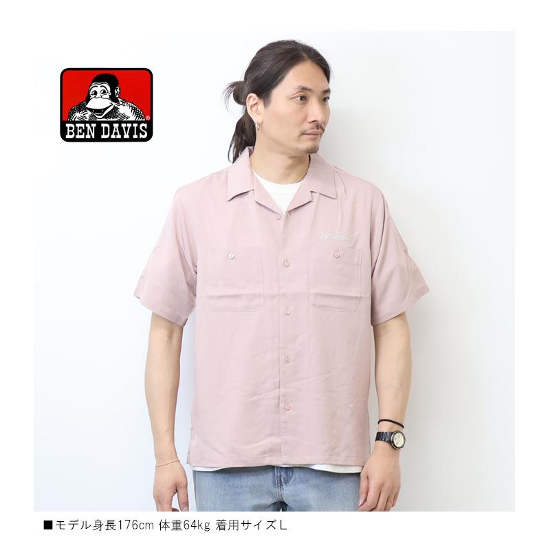 BEN DAVIS（ベンデイビス） スーベニア刺繍 半袖シャツ メンズ