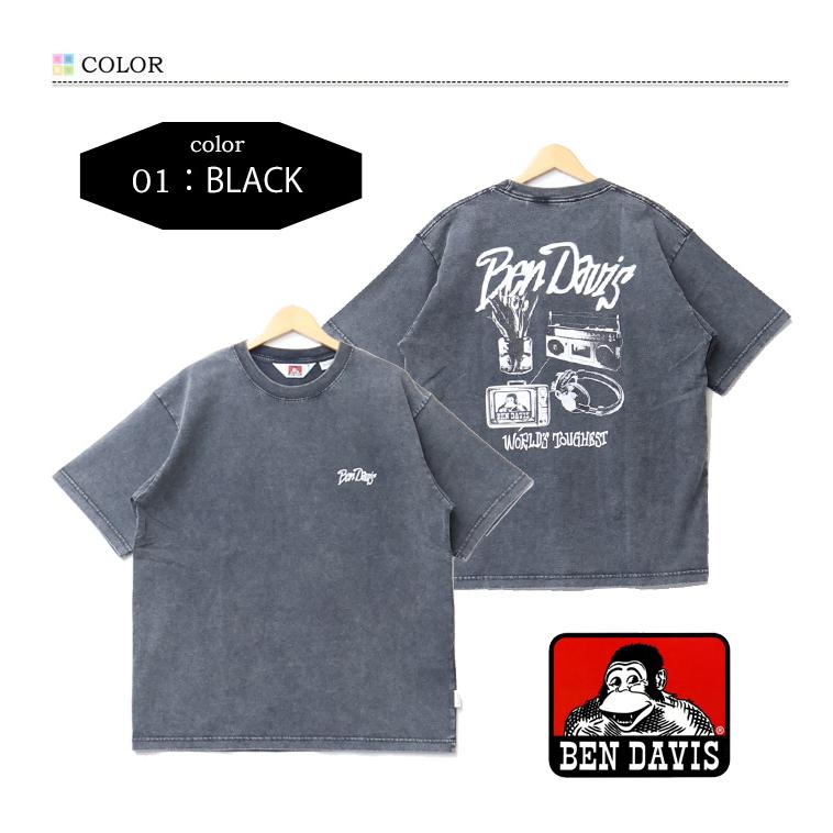 BEN DAVIS（ベンデイビス） ヴィンテージ加工 プリント 半袖Tシャツ