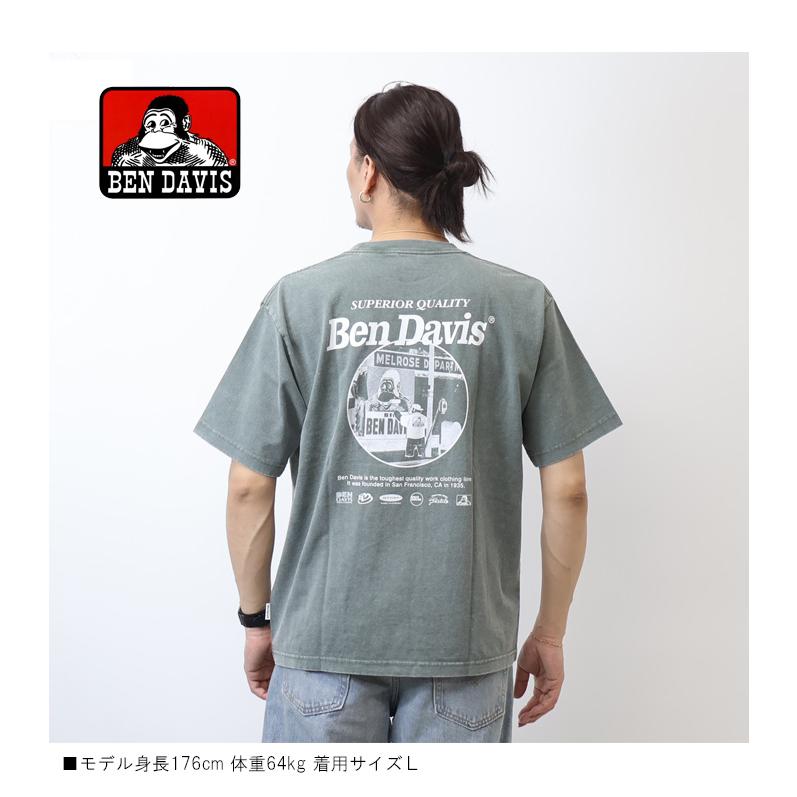 BEN様用 XLサイズ BEN DAVIS（ベンデイビス） ヴィンテージ加工 プリント 半袖Tシャツ