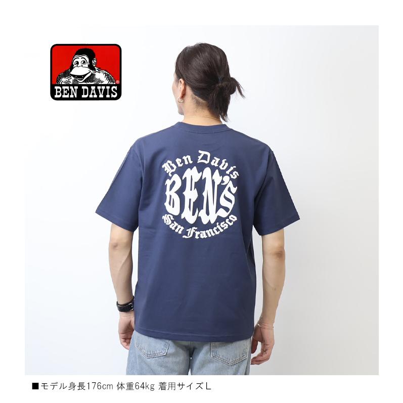 BEN DAVIS（ベンデイビス） オールドイングリッシュ サークルロゴ 半袖