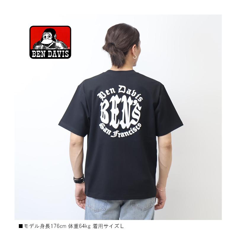BEN DAVIS（ベンデイビス） オールドイングリッシュ サークルロゴ 半袖