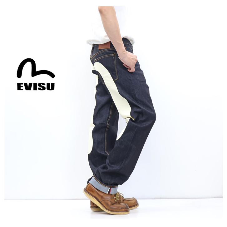 EVISU（エヴィス） エビス 新品 ダイコックプリントバギージーンズ