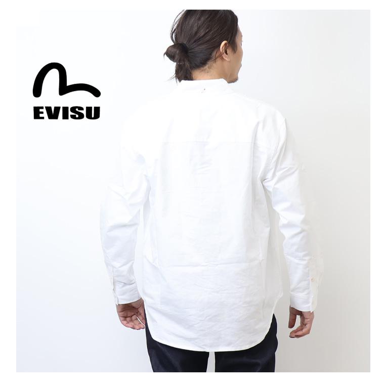EVISU（エヴィス） エビス 新品 カモメプリント 長袖オックスフォード