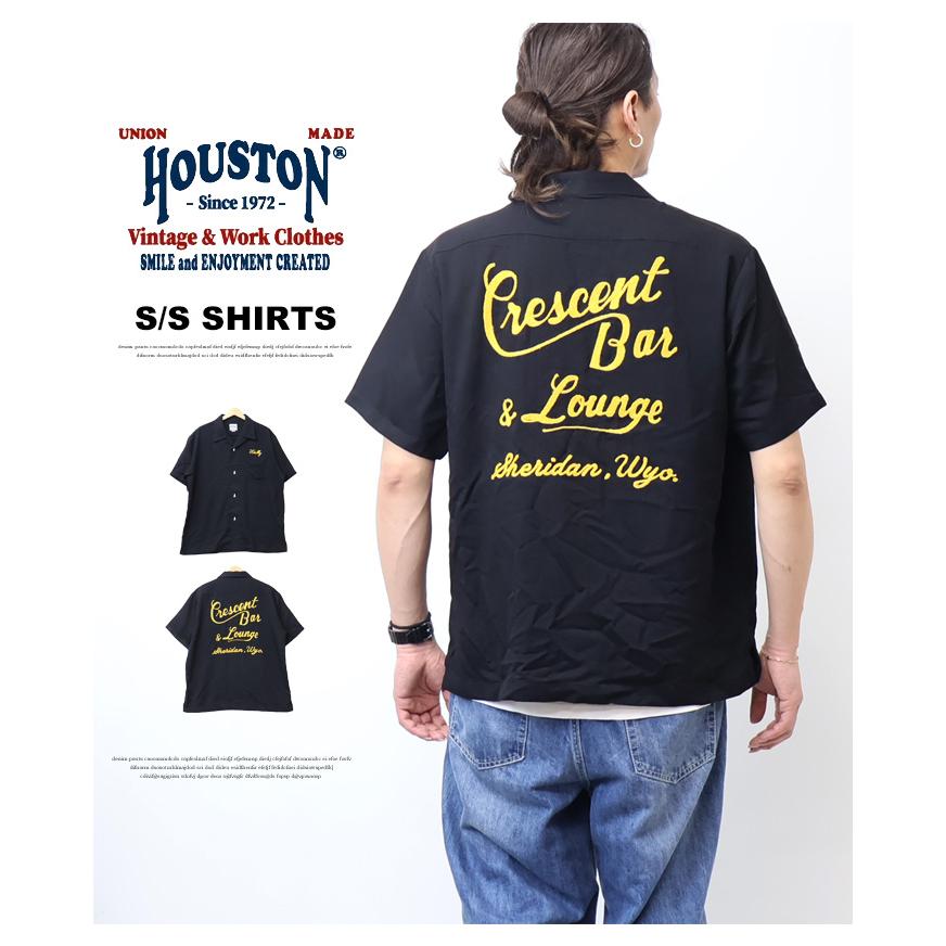 HOUSTON（ヒューストン） ボーリングシャツ 半袖シャツ BAR バー