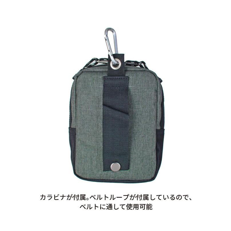 Number ナンバー ミニポーチ ベルトポーチ ウエストポーチ カラビナ