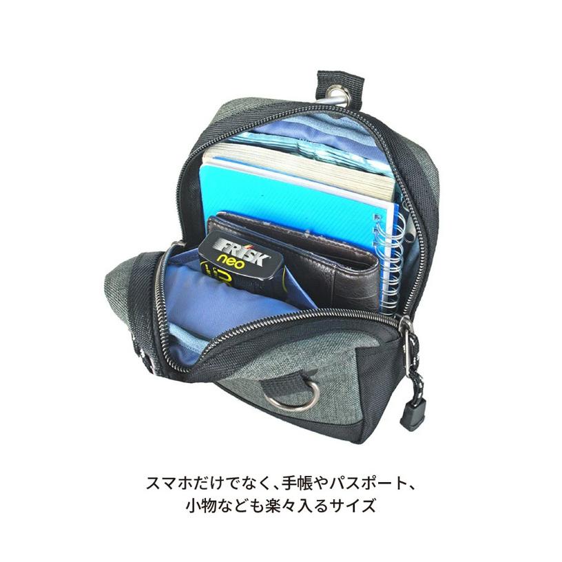 Number ナンバー ミニポーチ ベルトポーチ ウエストポーチ カラビナ