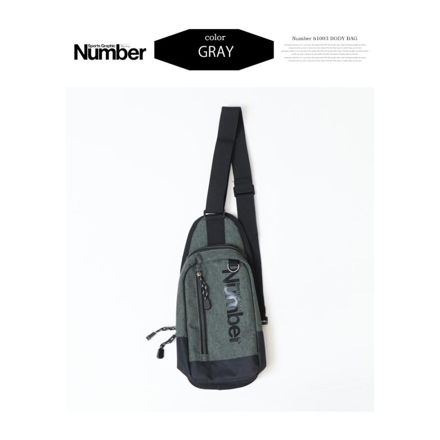 Number ナンバー ボディバッグ 斜め掛け ショルダー メンズ レディース